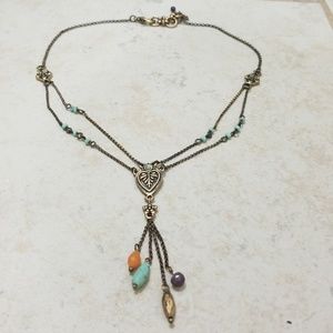 Funky Gold Lucky Brand Necklace